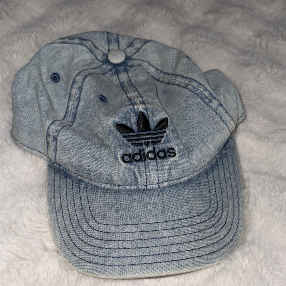 Adidas Sky Blue Denim Hat